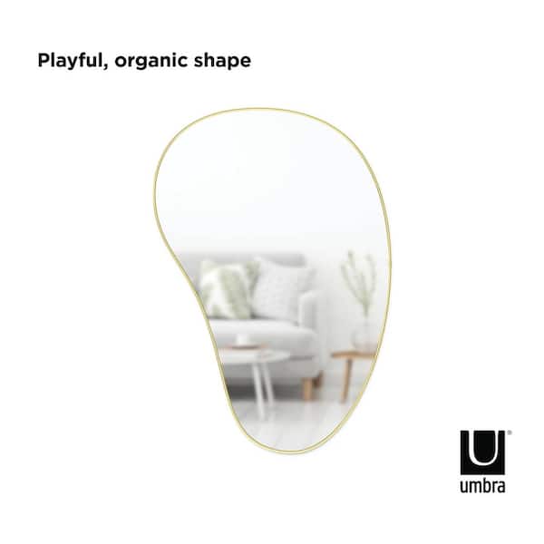Umbra HUBBA PEBBLE 24 in. W x 36.13 in. H Modern Irregular