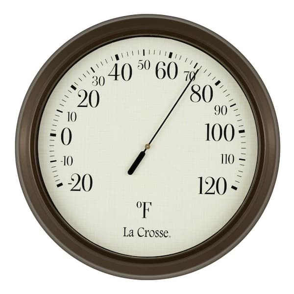 La Crosse 8 in. Round Dial Analog Thermometer