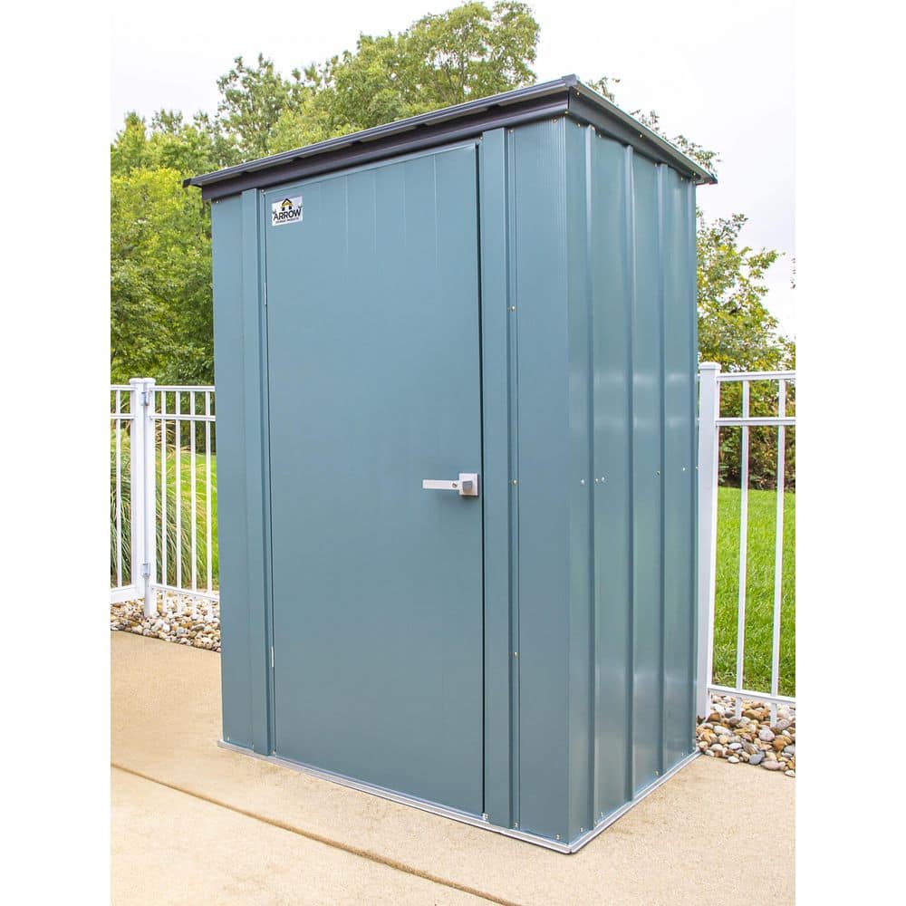 Juniper Berry Green 4' x 3' Steel Outdoor Storage Shed