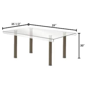 Walkerville I in Chrome Dining Table