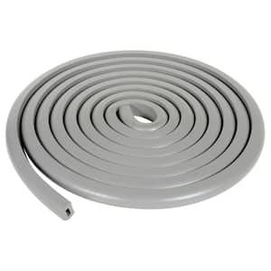 Vestil White PVC Corner Guard Round PVC-48R-WH - The Home Depot