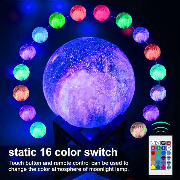 Tzumi 2-Watt Aura LED Moon Night Light White 9071HD - The Home Depot