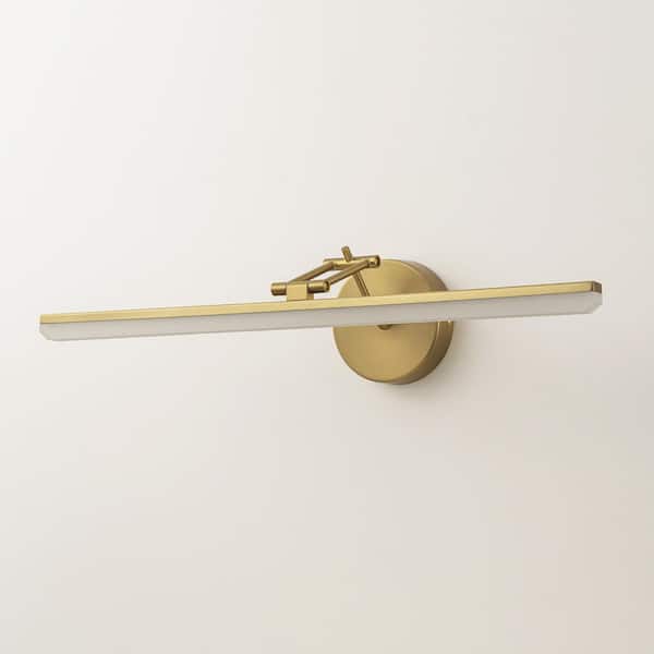 RRTYO Roni 22.8 in. Modern Gold Linear LED Bathroom Vanity Light