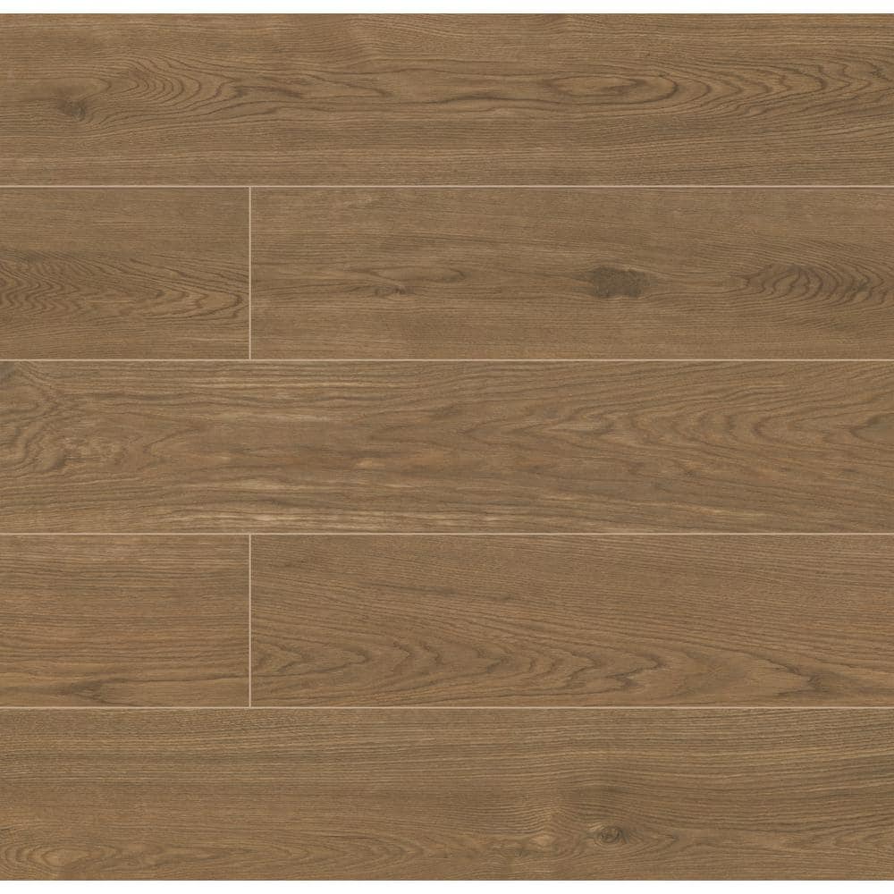Take Home Tile Sample - Solana Caramel 9 in. x 9 in. Matte Wood Look Porcelain Floor and Wall Tile price history on PriceWatchPro