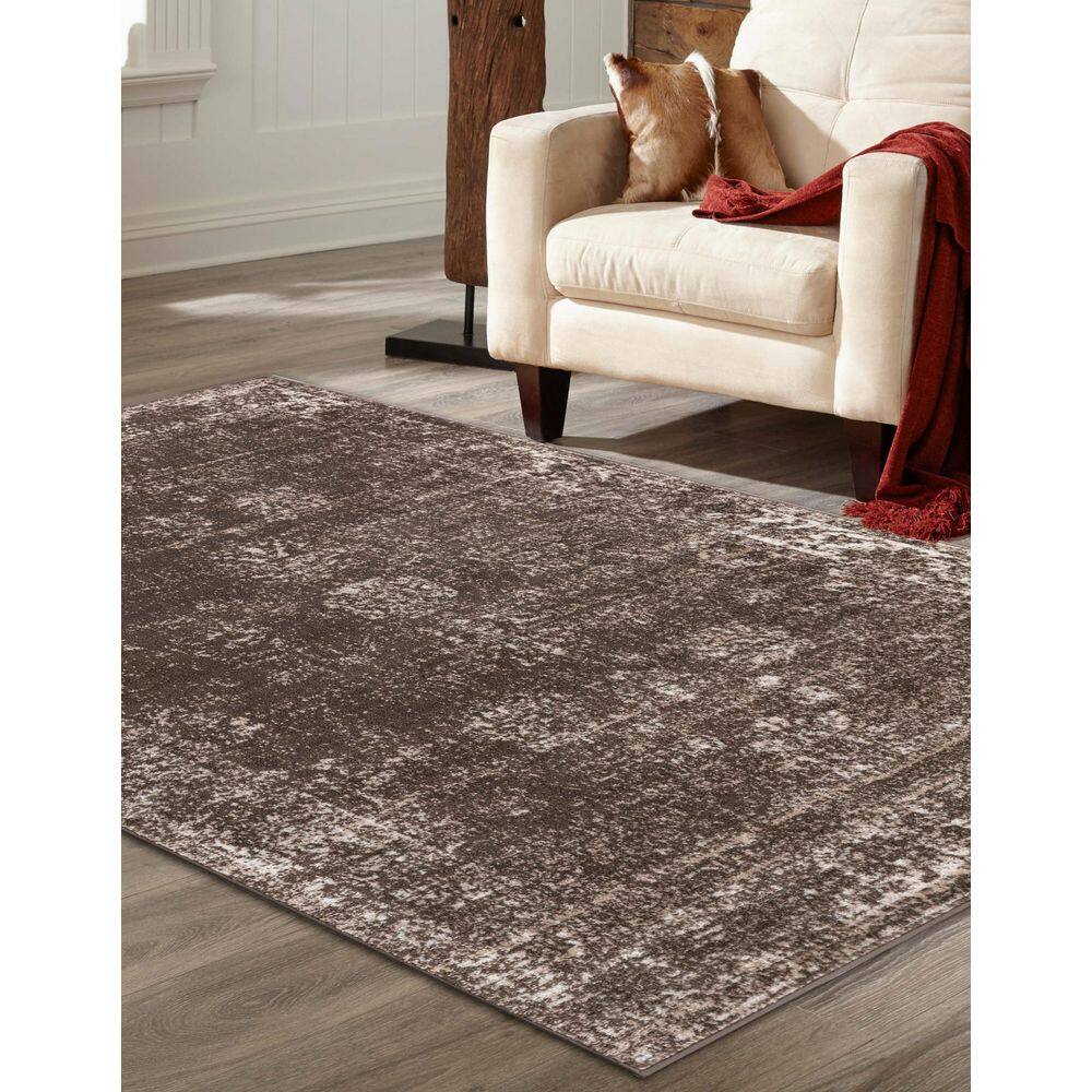 Casino Sofia Vintage Brown/Ivory 9'x12' Rectangular Rug
