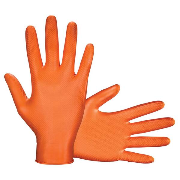 SAS XLarge AstroGrip PowderFree 7mil Nitrile Disposable Gloves (100