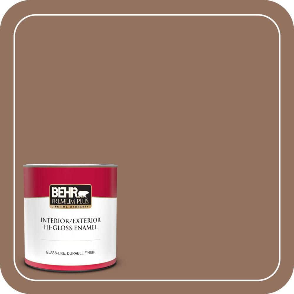 1 qt. #BXC-84 Corral Brown Hi-Gloss Enamel Interior/Exterior Paint & Primer price history on PriceWatchPro