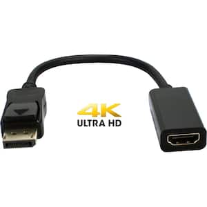 DisplayPort Male to HDMI Female 4K/60Hz Active Converter