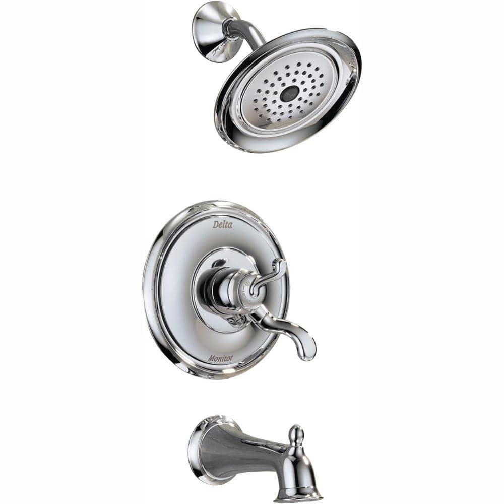 Delta Vessona Single-Handle 1-Spray Tub and Shower Faucet in Chrome ...