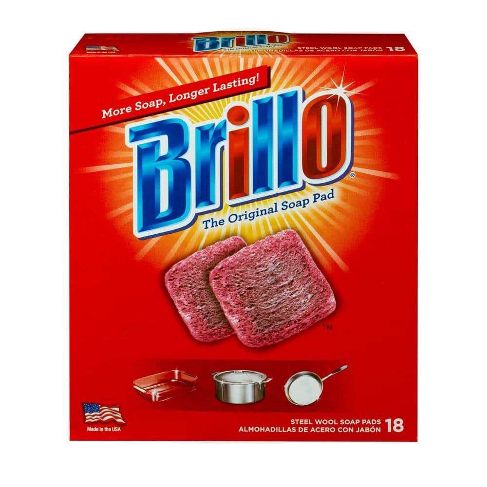 Brillo Pads 10 Multi-use Soap Pads Cleaning Clean Pads Multi Use Soap Pads