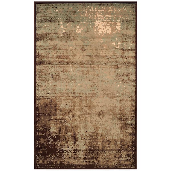 SUPERIOR Afton Slate 8 ft. x 10 ft. Rectangle Abstract Polypropylene Area Rug