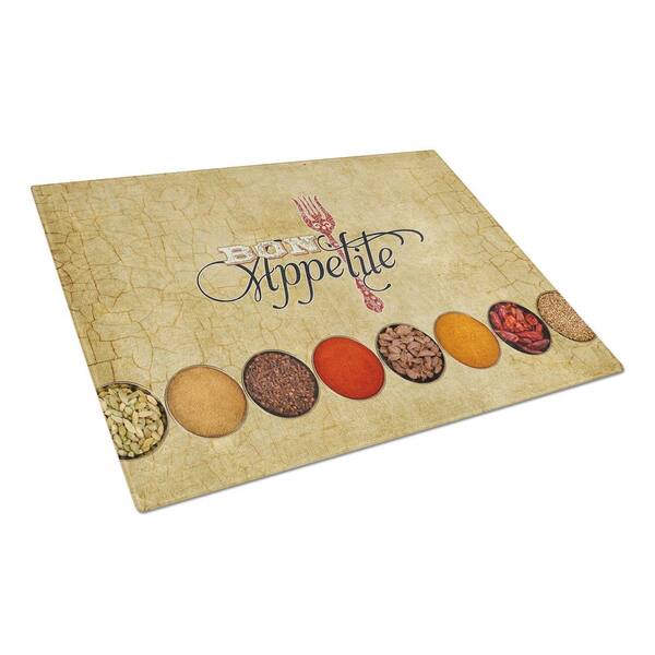 Food Spices Tempered Glass Chopping Board 