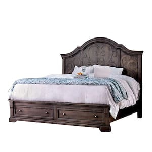 Amadora Walnut California King Bed