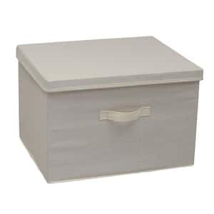 14.5 -Gal. Wide KD Storage Box with Lid Box in Natural