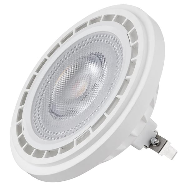 Sunlite 50-Watt Equivalent AR111 Aluminum G53 Base 24-Degree Spotlight LED in Warm White 3000K (1-Bulb) HD02651-1 - The Depot