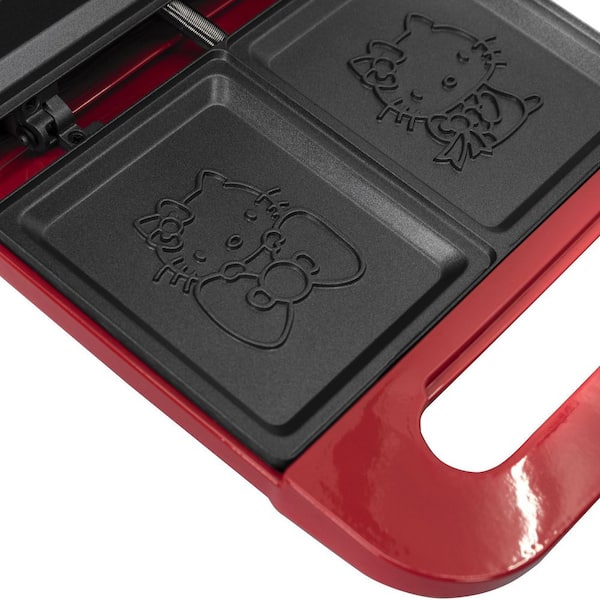 Uncanny Brands Hello Kitty® Red Grilled Cheese Maker- Panini Press
