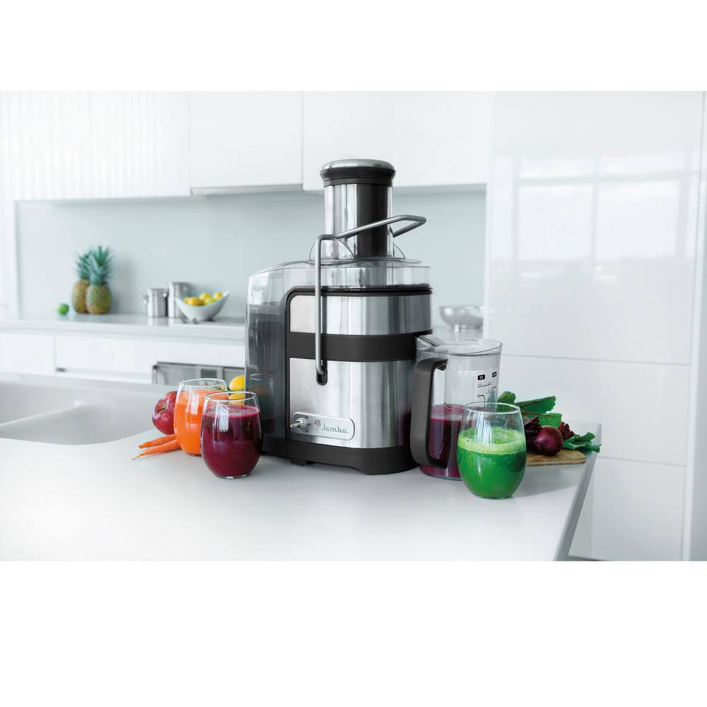 Black Stainless Steel Electric Centrifugal Juicer with Variable Speed