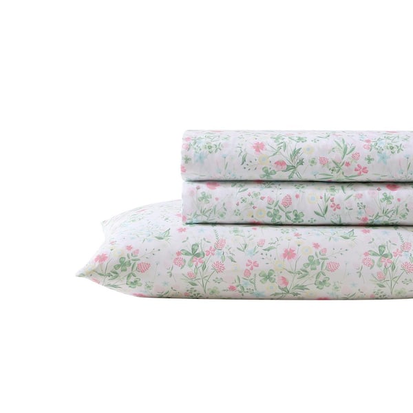 Posey Dance 3-Piece Pink Microfiber TwinXL Sheet Set