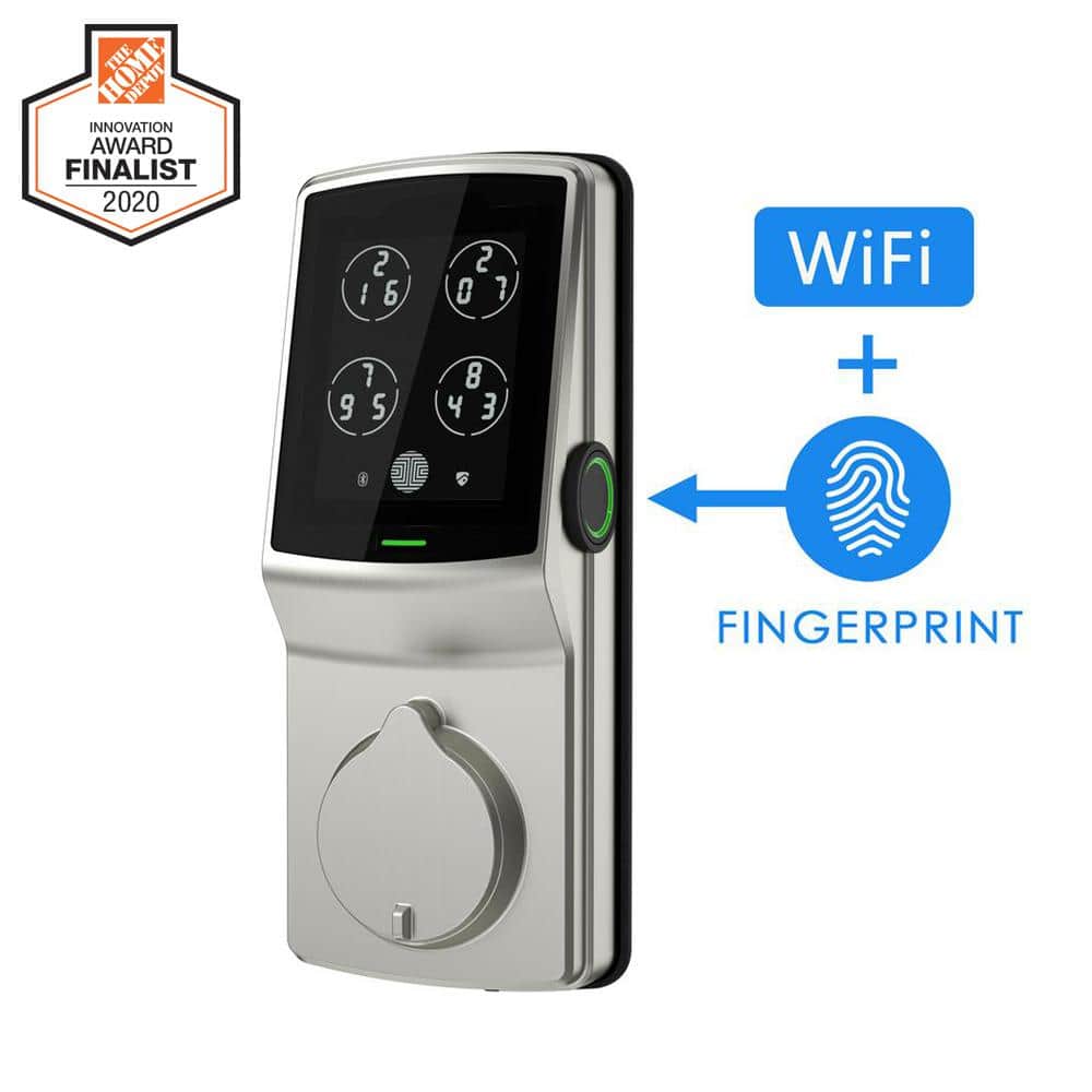 Patented Keypad Deadbolt Door Lock Keyless Entry Door Lock 728WY, Venetian Bronze Wi-Fi Smart Lock Compatible with Alexa and Google LOCKLY Secure Pro Smart Lock with Fingerprint & Wi-Fi