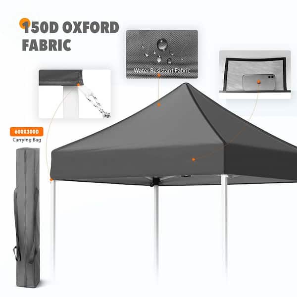 EAGLE PEAK 5 ft. x 5 ft. Pop Up Canopy Tent Instant Outdoor Canopy