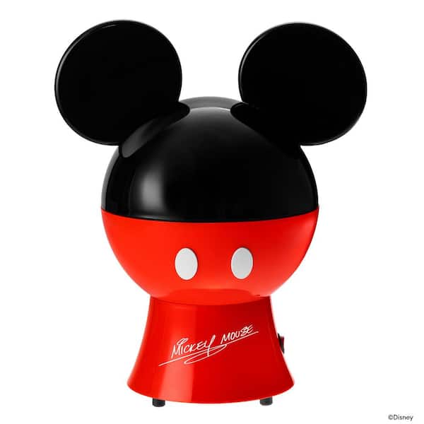Pangea Brands Disney Mickey Mouse 3 oz. Red and Black Countertop Popcorn Machine