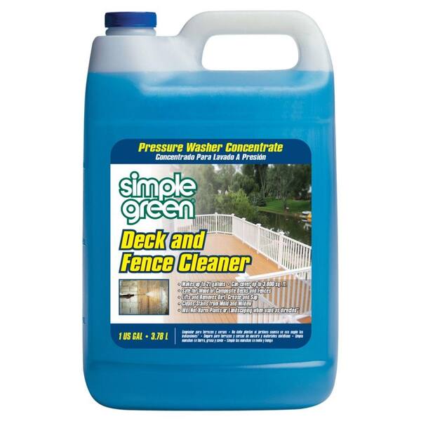 Simple Green 128 oz. Deck and Fence Cleaner Pressure Washer Concentrate