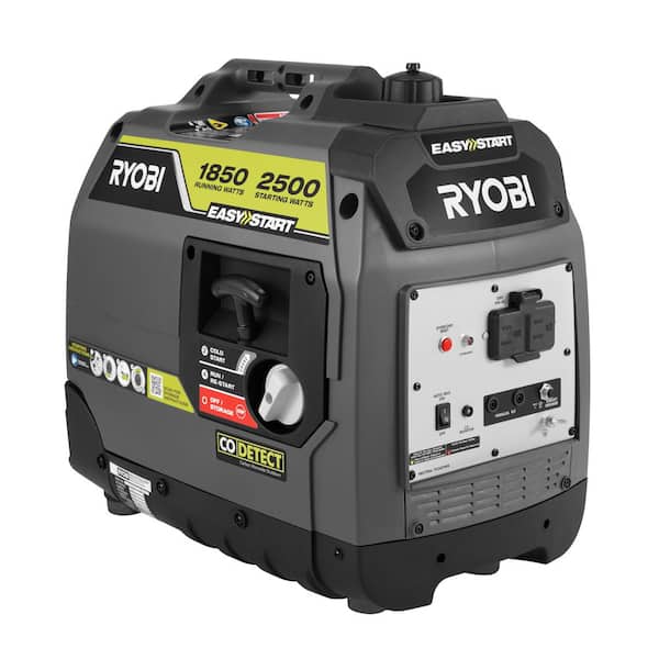 RYOBI 2500-Watt Recoil Start Gas Powered Inverter Generator with