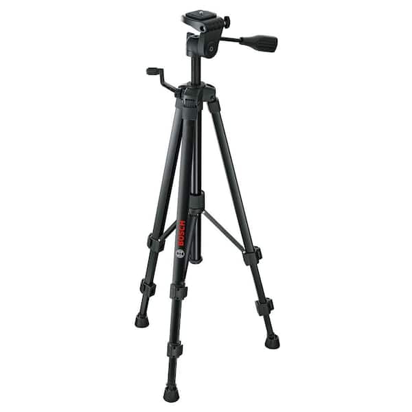 Bosch Compact Tripod with Extendable Height for Use with Line Lasers, Point Lasers, and Laser Distance Tape Measuring Tools