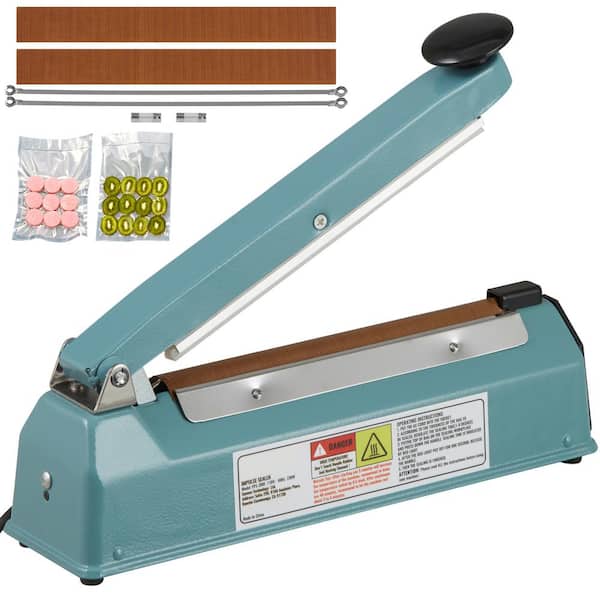 SKYSHALO Impulse Sealer 8 in. Manual Heat Seal Machine with Adjustable Heating Mode, Iron Shrink Wrap Bag Sealers for Plastic