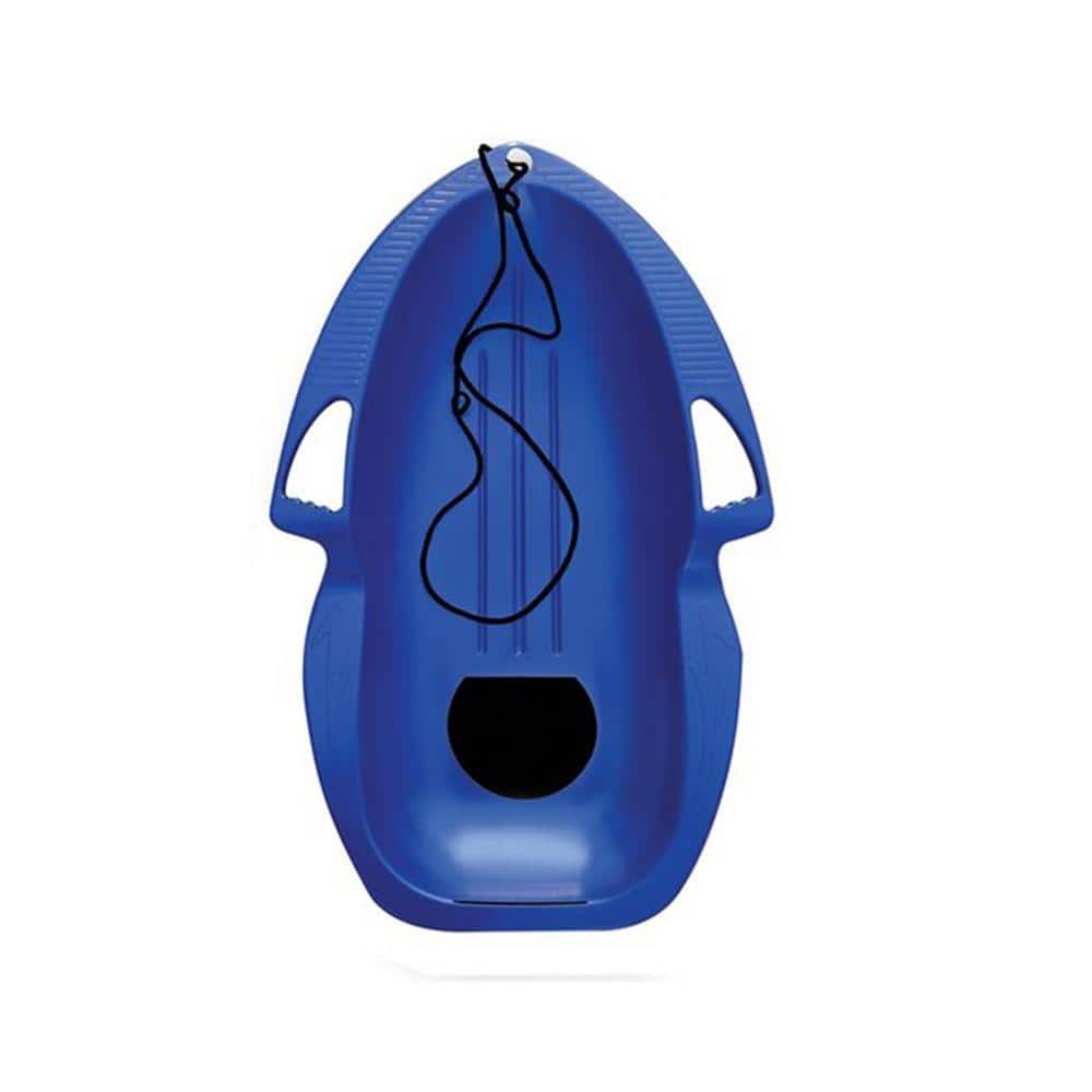 Flexible Flyer 39 in. Blue Spitfire Kids Snow Sled with Tow Rope, Ages 4 Pl
