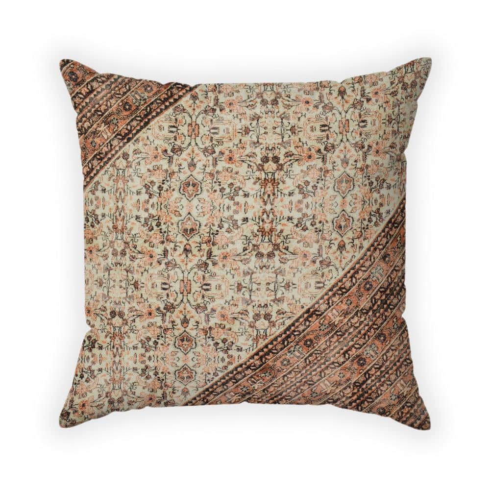 18 in. x 18 in. Outdoor Multi-Printed Recyled Polyester Throw Pillow