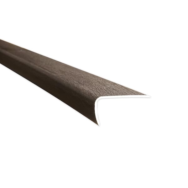 Unbranded Calhoun Mill Hybrid Resilient 1.0 in. T x 2.0 in. W x 72 in. L Waterproof Stair Nose Molding