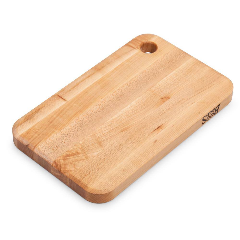John Boos Reversible Maple Wood Cutting Board with Juice Groove