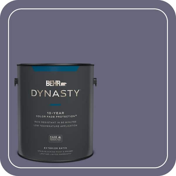 BEHR DYNASTY 1 gal. #640F-6 Enchanted Evening Satin Enamel Exterior ...