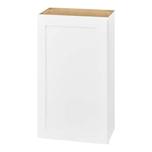 Avondale 21 in. W x 12 in. D x 36 in. H Ready to Assemble Plywood Shaker Wall Kitchen Cabinet in Alpine White