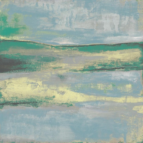 GIANT ART 72 in. x 72 in. "Cool Horizon II" by Jennifer Goldberger Wall Art