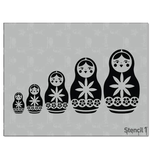 Stencil1 Nesting Dolls Stencil