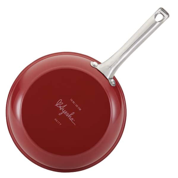 12512 Signature Nonstick Cookware Pots And Pans Set, 15 Piece, Red