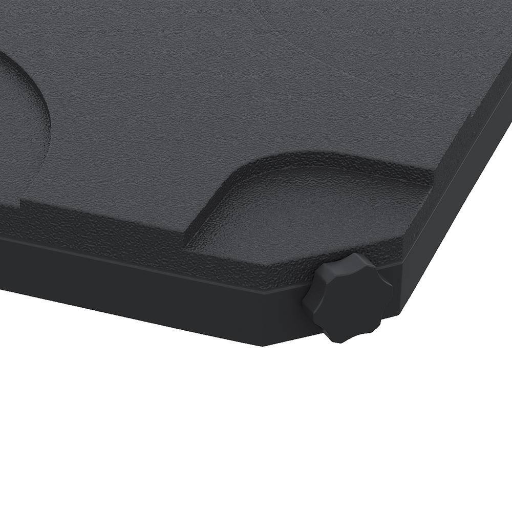 Black Plastic Cantilever Patio Umbrella Base Stand