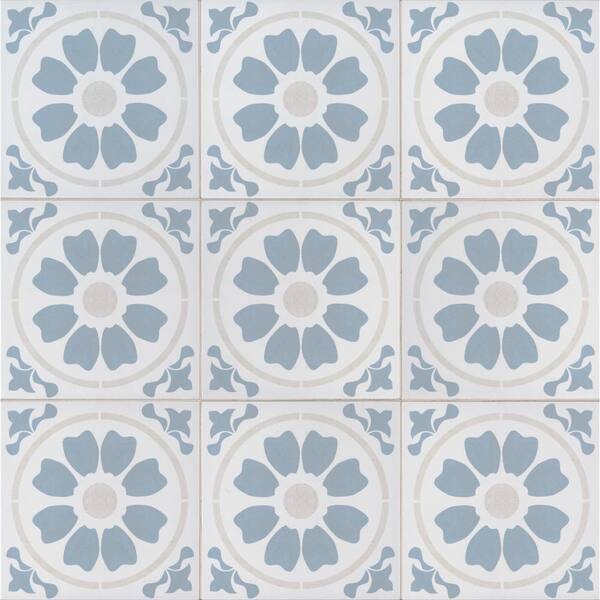 MSI Encaustic Tamensa Matte Porcelain Floor and Wall Tile NTAM8X8 The