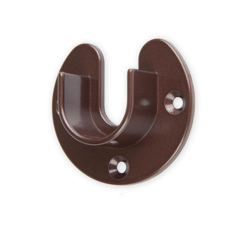 Bronze 1-Inch Wall-Mount Rod Socket Set