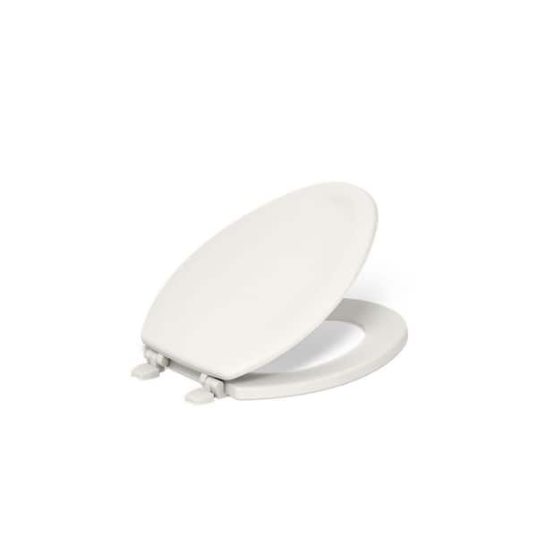 KOHLER Stonewood Elongated Toilet Seat in Biscuit
