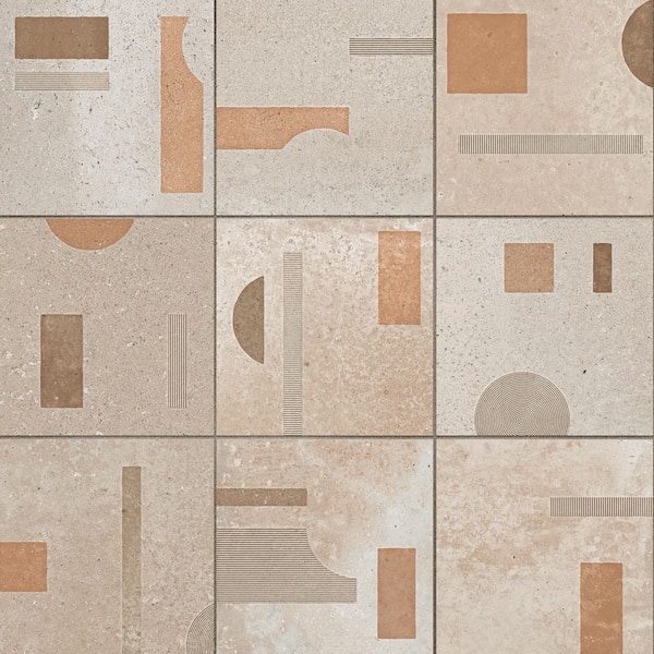 Adagio Decor Element 10 in. x 10 in. Porcelain Floor and Wall Tile (10.88 sq. ft. /Case)