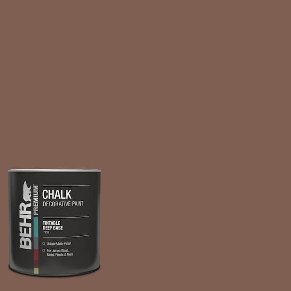 BEHR 1 qt. #N160-6 Spanish Chestnut Interior Chalk Finish Paint