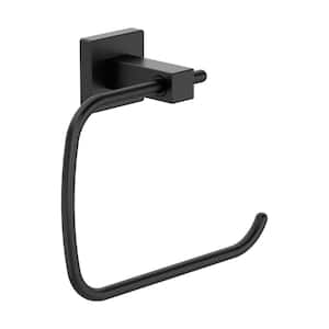 Duro Wall Mounted Hand Towel Ring in Matte Black
