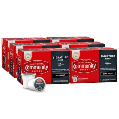 Signature Blend Dark Roast Single Serve Cups (72-Pack)