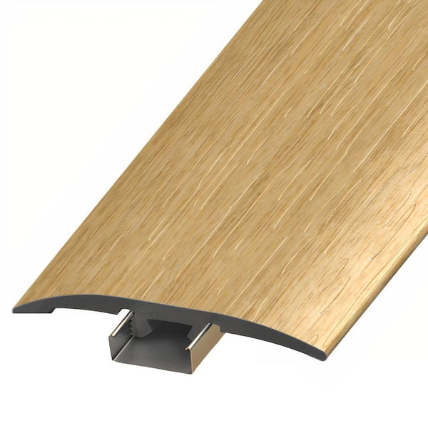 ASPEN FLOORING Vettura 1/4 in. Thick x 2 in. Width x 94 in. Length 3-in-1 T-Mold, Reducer, and End Cap Vinyl Molding