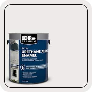 1 gal. #52 White Urethane Alkyd Satin Enamel Interior/Exterior Paint