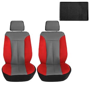 Apex90 47 in. x 1 in. x 23 in. Water-Resistant Faux Leather Car Seat Covers, Front Set for Cars, Coupes and Small SUVs