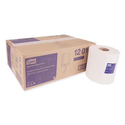 Advanced Center Pull Paper Towels, 1-Ply, 8.25 in. H x 983 ft. L, White, 1000/Roll, 6/Carton